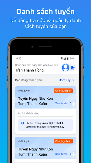 TCB Sales App Screenshot 0