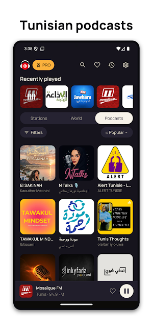 Tunisian Radio – Live FM Screenshot 2