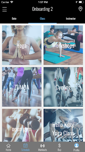 Onboarding Studio Fitness Screenshot 3