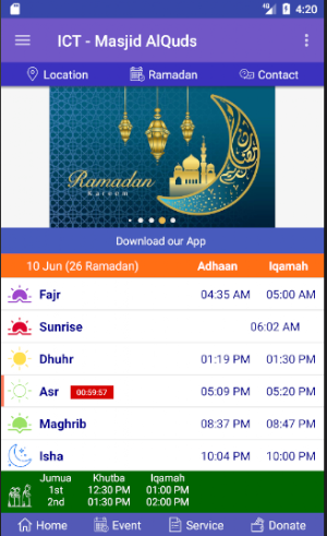 ICT - Masjid AlQuds Screenshot 1