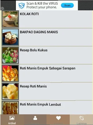 Aneka Resep Roti Screenshot 2