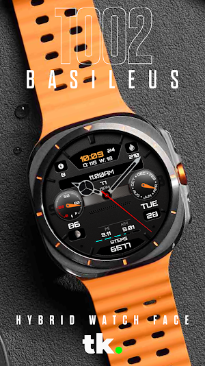 T002 BASILEUS Hybrid WatchFace Screenshot 0