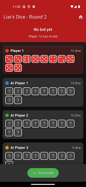 PG Liar's Dice Screenshot 3