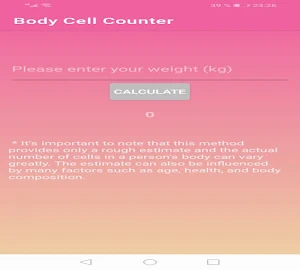 Body Cell Counter Screenshot 3