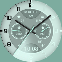 ZKin Watch Quartz Glow Green