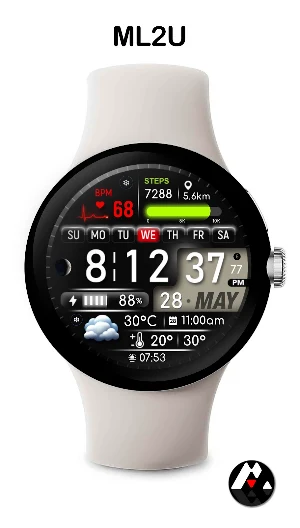 ML2U 272 Watch Face Screenshot 2