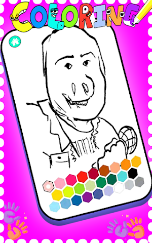 john pork coloring Screenshot 2
