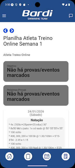Bardi Natação Assessoria Screenshot 2