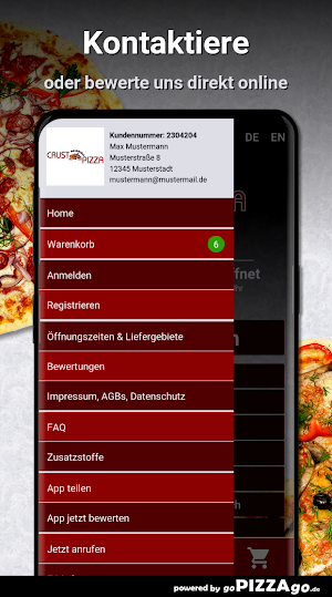 Crust Pizza Grafrath Screenshot 2