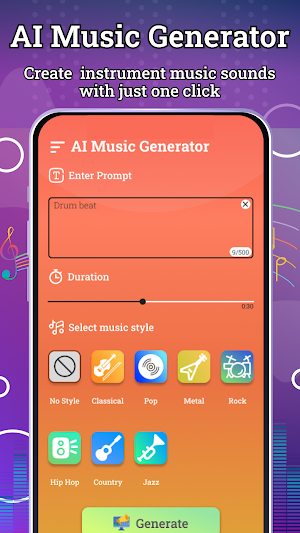 AI Music Generator: Make Music Screenshot 0