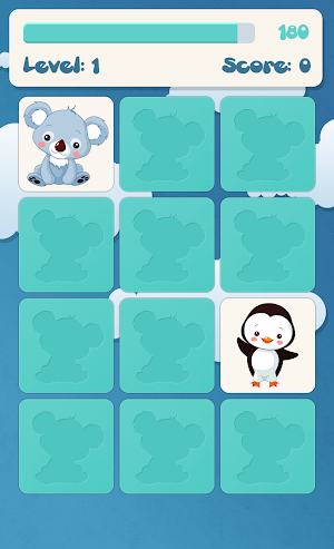 Animals memory game for kids Screenshot 2