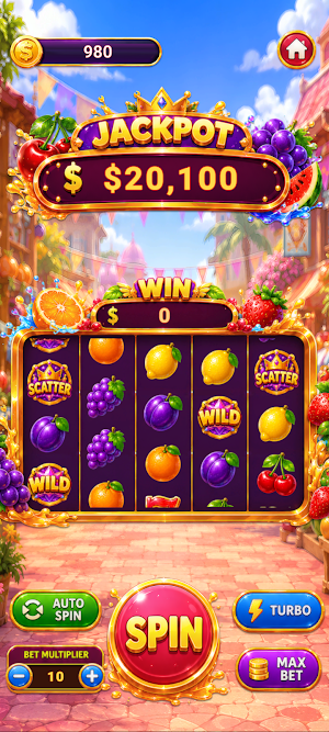 Lucky Fruit Jackpot Slots Screenshot 1