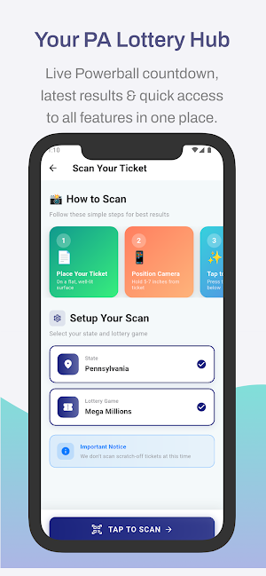 PA Lottery Scanner screenshot 1