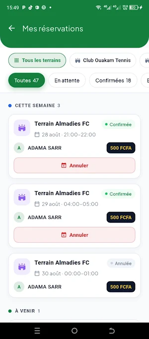 Sama Sport Screenshot 3