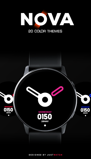 Nova : Minimal Watch Face Screenshot 1