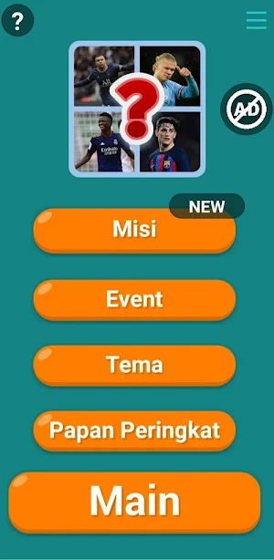 KUIS TEBAK GAMBAR PEMAINBOLA Screenshot 0
