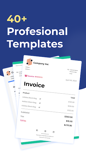 Invoice Maker Flex Screenshot 1