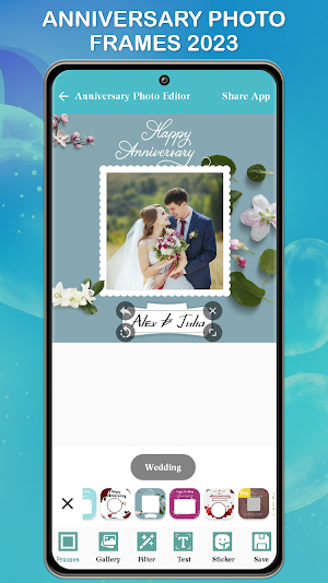 Anniversary Photo Frame Maker Screenshot 0