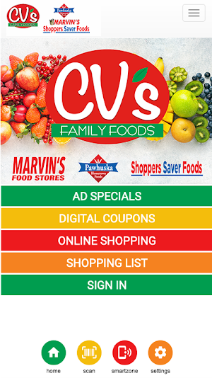 CV's Family Foods Screenshot 1