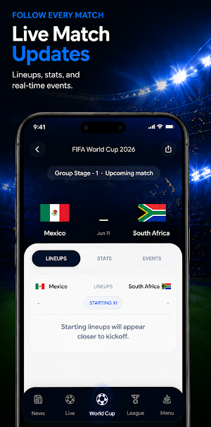 World Cup 2026: Live Scores Screenshot 2