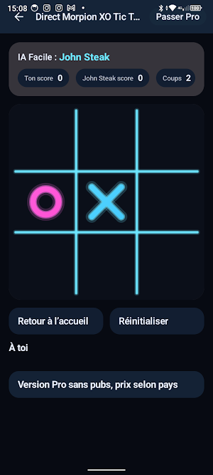 Direct Morpion XO TicTacToe Screenshot 1