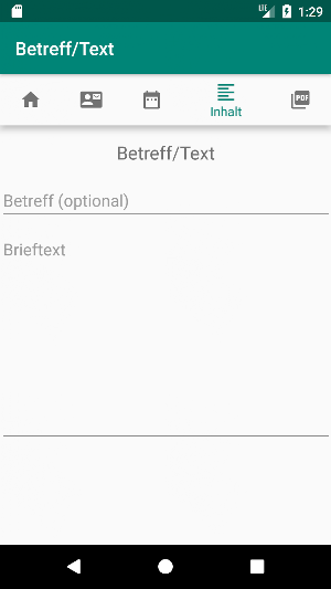 Briefe schreiben PDF Format Screenshot 1