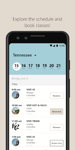 Vive Cycle & Fitness Screenshot 2