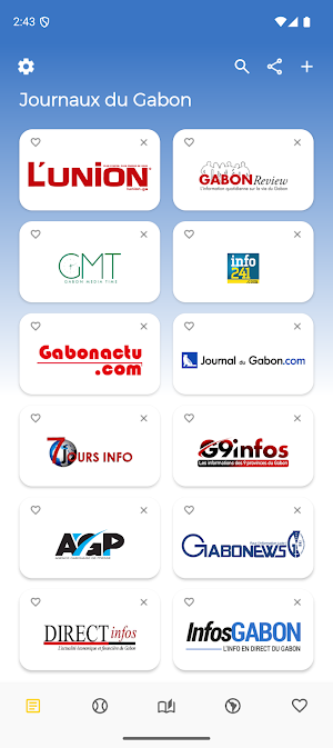 Journaux du Gabon Screenshot 0