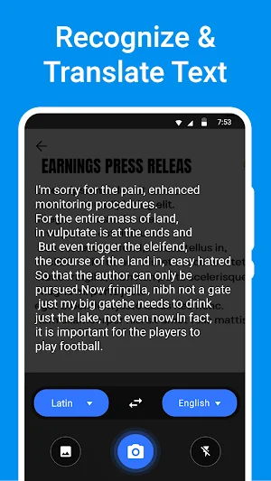 Photo Translator All Languages Screenshot 1