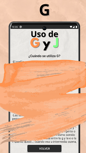 Uso de G y J: Ortografía Screenshot 2