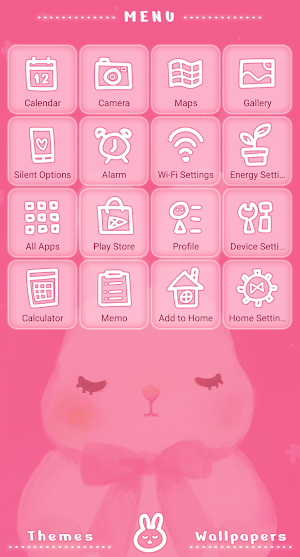 Bunny's Naptime Theme +HOME Screenshot 1