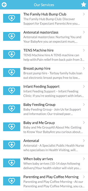 Torbay Family Hubs Screenshot 1