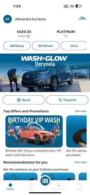 WASH & GLOW Screenshot 0