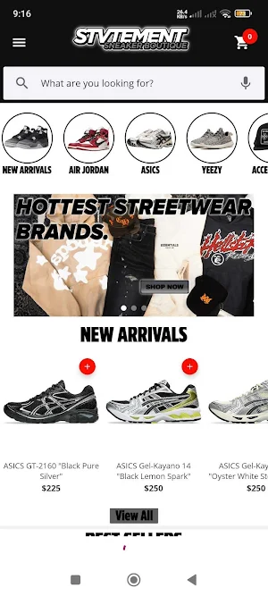 STVTEMENT Sneaker Boutique Screenshot 0
