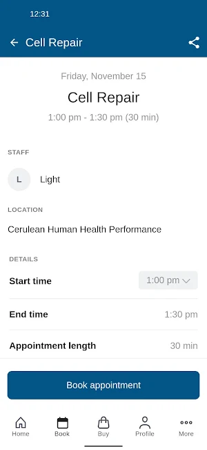 Cerulean Human Health Screenshot 2
