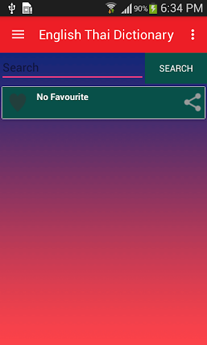 Free English Thai Dictionary Screenshot 1
