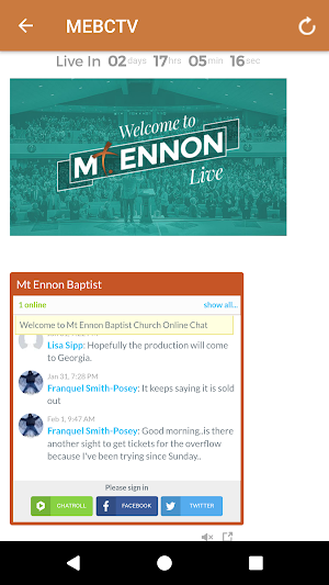 Mt Ennon Baptist Church Screenshot 2