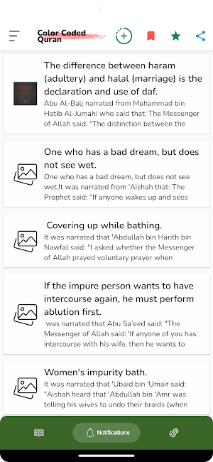Color Coded Quran with Tajweed Screenshot 3