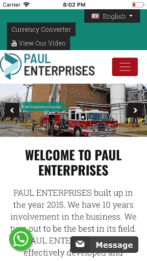 PAUL ENTERPRISES Screenshot 0