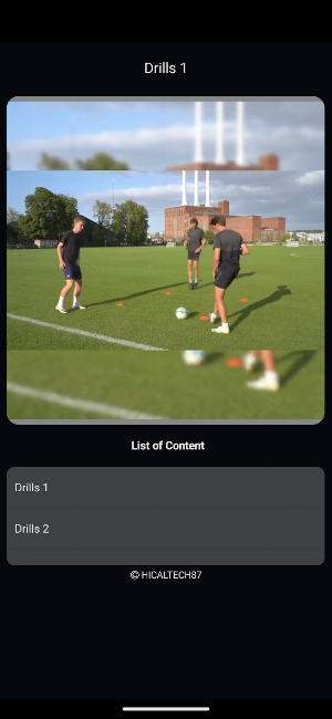 Football Touch Drills Screenshot 1