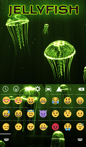 Jellyfish Animated Keyboard + Live Wallpaper Screenshot 3