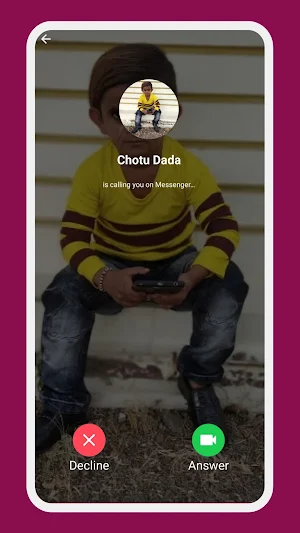 Chotu Dada Call Simulator Screenshot 1