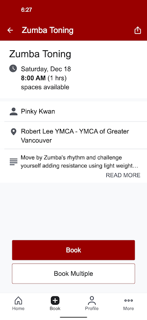 YMCA of Greater Vancouver Screenshot 2