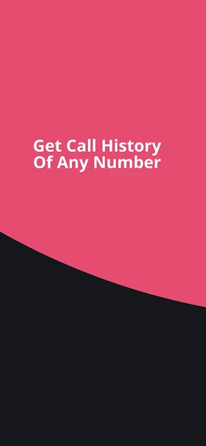 Call history of any number Screenshot 1