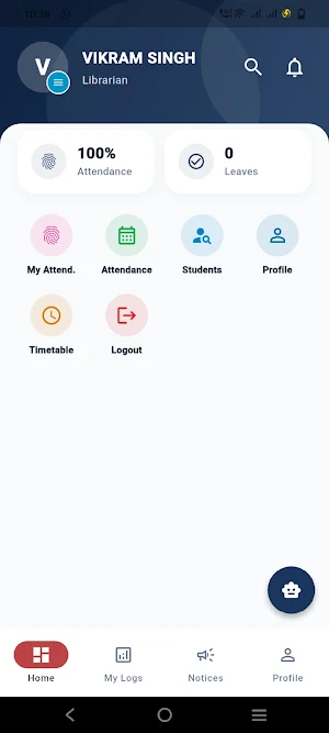 MB Public School Staff App Screenshot 2