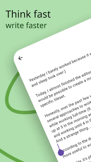 Last Answer: Ideas & Notes Screenshot 0