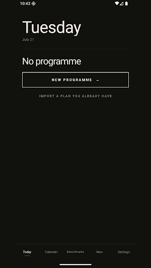 Cadence — AI Training Journal Screenshot 1
