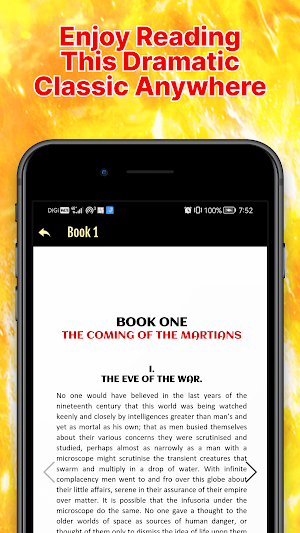 War Of The Worlds EBook Reader Screenshot 3