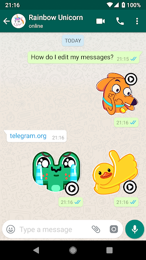 Animated Animals Stickers WAStickerApps Screenshot 3