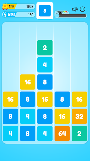 2048: Drop & Merge Screenshot 3